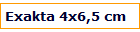 Exakta 4x6,5 cm
