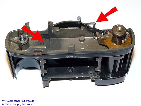 Altix-n/nb - funktionsloses Fenster und Vertiefung fr den geplanten, jedoch nicht umgesetzten Einbau eines Entfernungsmessers