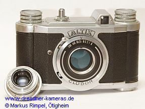 Altix III mit Tegonar (Version mit Cludor-Verschluss und genormter Blitzbuchse)