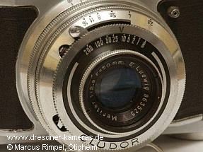 Altix IV (sehr seltene frhe Ausfhrung ohne Gehusenummer mit kleinen Bedienknpfen und E. Ludwig-Meritar 2,9/50)