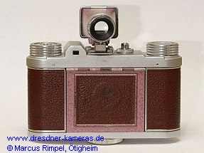 Altix V (bordeauxrote Kunstleder-Variante mit rosa Hammerschlag-Lackierung und passendem rosa Aufstecksucher)