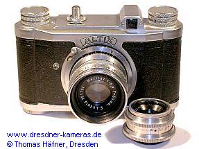 Altix III mit Meritar und Tegonar (Version mit Cludor-Verschluss und genormter Blitzbuchse)