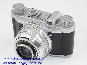 Altix IV (sehr seltene frhe Ausfhrung ohne Gehusenummer mit kleinen Bedienknpfen und E. Ludwig-Meritar 2,9/50)