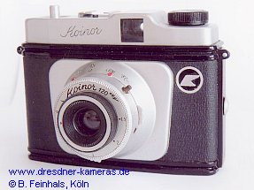 Koinor 120 - argentinische Lizenzproduktion der Certo-phot (Vertrieb: Rochester, Buenos Aires, um 1968) Koinor 120 - argentinische Lizenzproduktion der Certo-phot (Vertrieb: Rochester, Buenos Aires, um 1968)