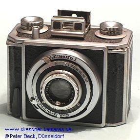 Mimosa I mit Compur-Rapid-Verschluss und Objektiv Meyer Trioplan 2,9/50 mm