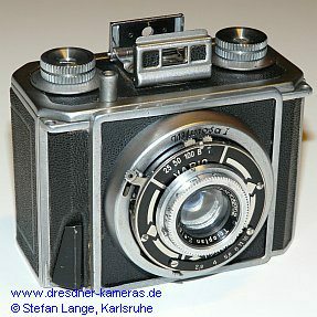 Mimosa I mit Vario-Verschluss und Objektiv Meyer Trioplan 2,9/50 mm