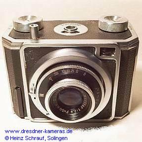 Mimosa II ohne Trage�sen mit Velax-Verschluss und Objektiv Ludwig Meritar 2,9/50