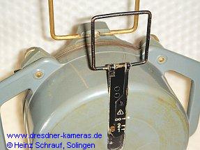 Parallaxeneinstellung durch Verschieben des Sucherrahmens