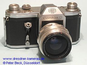 Contax D #56914 mit Flektogon 2,8/35; mit Gravur Zeiss Ikon VEB