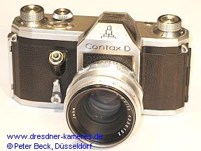 Contax D #91861 mit Biotar 1:2/58mm; mit gr��erer Gravur des Ernemannturms