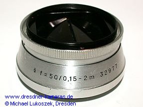 Carl-Zeiss-Jena-Stereovorsatz mit der Basis 12 mm fr Aufnahmen von 0,15 m bis 2 m