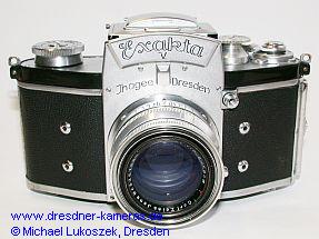 US-Version der Exakta Varex (Exakta V #688558 mit Carl Zeiss Jena Biotar 2/5,8cm)