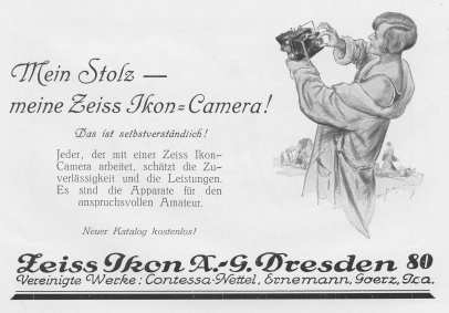 Zeiss Ikon-Werbung 1927