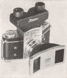 Prototyp oder sehr frhe Ausfhrung Stereflex;  aus: Die Fotografie, Heft 11, 1952