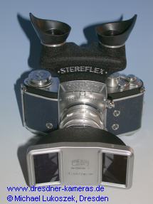 blau belederte Varex IIa mit Stereflex-Einsatz und Stereovorsatz