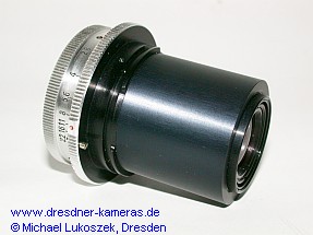 Sonderobjektiv Tessar 2,8/50 mit versenkter Fassung