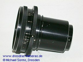 Extenar 2,8/50 mit versenkter Fassung