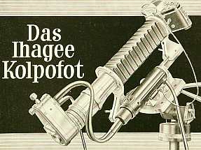 Ihagee-Kolpophot am Stativ