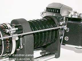 Ihagee-Auslserbrcke am Kleinst-Balgennaheinstellgert