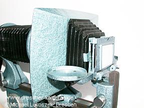 Ihagee-Diakopiergert (Nr. 155.19) bestehend aus Diakopiervorsatz und Balgennaheinstellgert