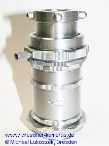 Ihagee-Mikrozwischenstck (Version 2, abnehmbar mit Ringschwalbe; Ihagee-Nr. 153)