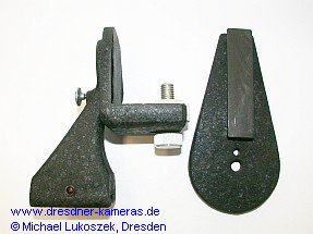 Ihagee-Schwenkwinkelaufsatz (Nr. 155.03) und Stativplatte (Nr. 155.13)