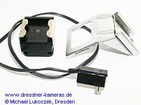 Zubehrschuh und Mittenkontaktadapter