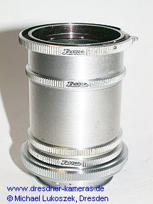 Bajonettringe und Tuben in der frhen Nachkriegsausfhrung (Aluminium)