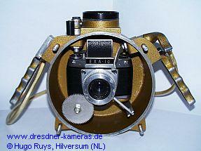 Gehuse mit eingesetzter Kamera ohne Frontplatte