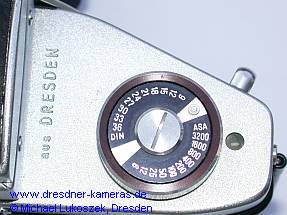 Exakta VX 500 mit Deckkappengravur aus Dresden (1969-1971)