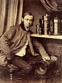 Hermann Krone in seinem Atelier (Selbstportrait 1858)