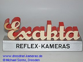 Exakta-Werbeaufsteller