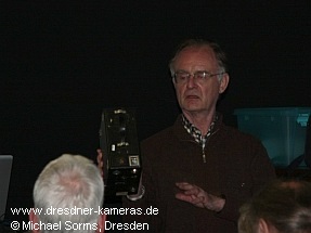 Hugo Ruys whrend seines Vortrags zu Johan Steenbergen