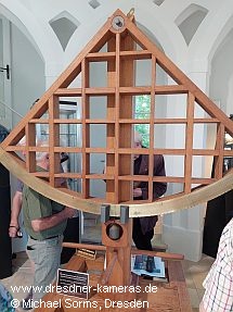 verkleinerter Nachbau des Augsburger Quadranten