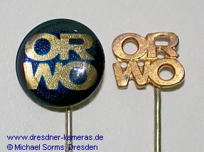 ORWO-Anstecknadeln