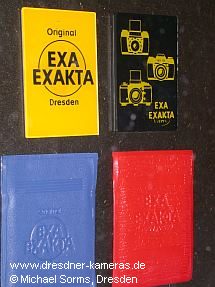 Exa-Exakta Taschenspiegel in verschiedenen Ausfhrungen mit Hlle