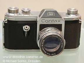 Contax S (Nachbau eines Prototypen von 1949; Eigentum Technische Sammlungen der Stadt Dresden)