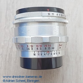 C.Z. Jena 1:2 F=58mm Nr. 63473, Namensvariante des Biotar 2/58