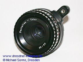 Pentaflex Color 2,8/50 (Exakta Automatik), Namensvariante des Meyer Domiplan 2,8/50