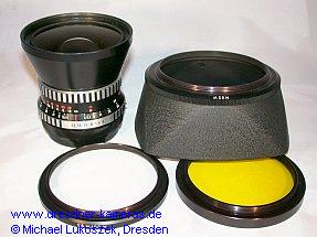 lektogon 4/50mm und Gegenlichtblende, Adapterring M86/M95, M86-W-Filter lektogon 4/50mm und Gegenlichtblende, Adapterring M86/M95, M86-W-Filter