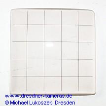 Bildfeldlinse mattiert, mit Netzteilung