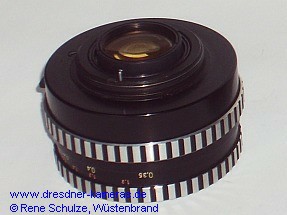 Pancolar 1,8/50; hier zum Vergleich die �normale� M42-Version ohne Automatikstift