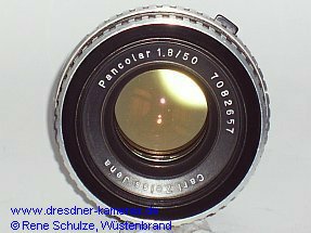 Pancolar 1,8/50 mit Automatikstift f�r Pentacon super