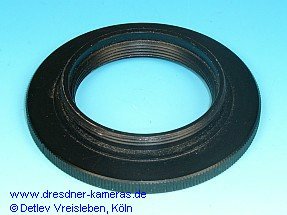 Adapterring zum Anschluss der Sonderobjektive SO-3.1 bis 3.4 an die GSK (Adaptierung des Objektivanschlusses M36x1 auf den kameraseitigen Anschluss M42x1)