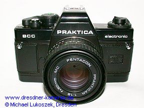 Praktica BCC mit Pentacon Prakticar 1,8/50