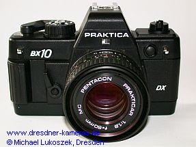 Praktica BX 10 DX mit Pentacon Prakticar 1,8/50