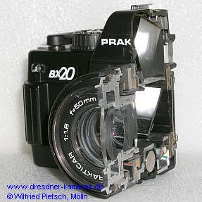 Praktica BX 20 Querschnitt