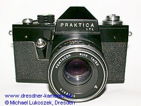 Praktica LTL mit Pentacon auto 1,8/50 (schwarze Version ohne Vorlaufwerk)