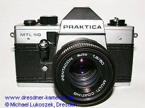 Praktica MTL 50 mit Pentacon auto 1,8/50;