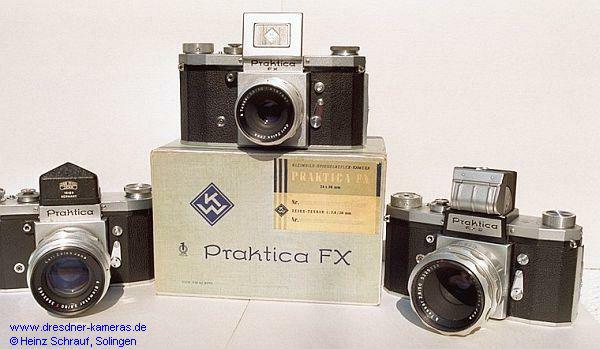 Praktica-, Praktica FX- und Praktica FX 2-Service-Varianten